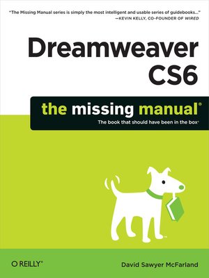 cover image of Dreamweaver CS6